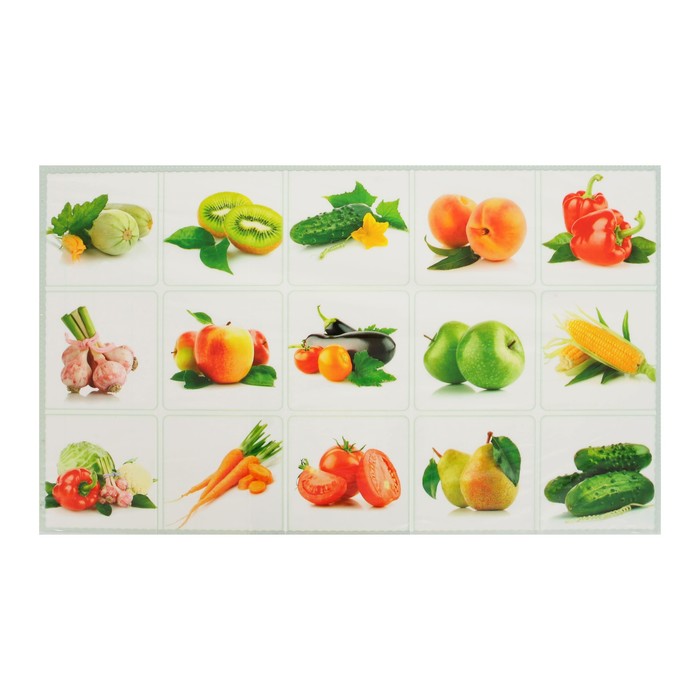 Наклейка декоративная на кафельную плитку Натюрморт фруктовый 75*45 см