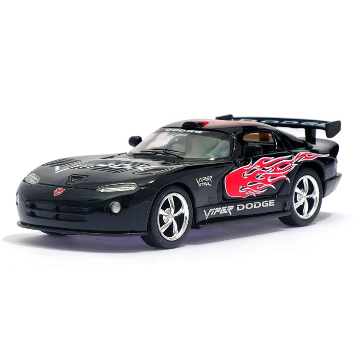 Машина металлическая Dodge Viper GTSR, масштаб 1:36, открываются двери, инерция, МИКС