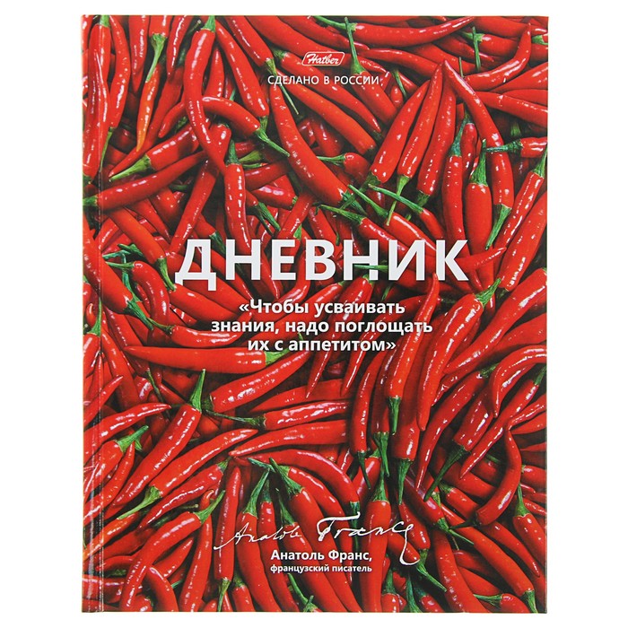 Дневник твёрдая обложка, для 1-11 класса &quot;Анатоль Франс&quot;, 40 листов