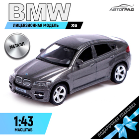 Metal machine "BMW X6", scale 1:43, MIXED