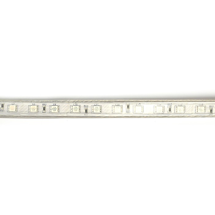 Светодиодная лента 220В,SMD5050, 100 м, IP68, 60 LED, 16-18 Лм/LED, AC, RGB