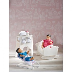 Набор мебели для кукольного домика «Детская для малыша»