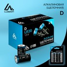 LuazON alkaline battery, D, LR20, blister 2 PCs