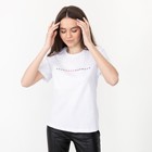 Футболка женская KAFTAN "Кино вино", белый, р-р 40-42 - фото 800721116