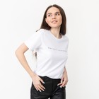 Футболка женская KAFTAN "Кино вино", белый, р-р 40-42 - фото 800721118