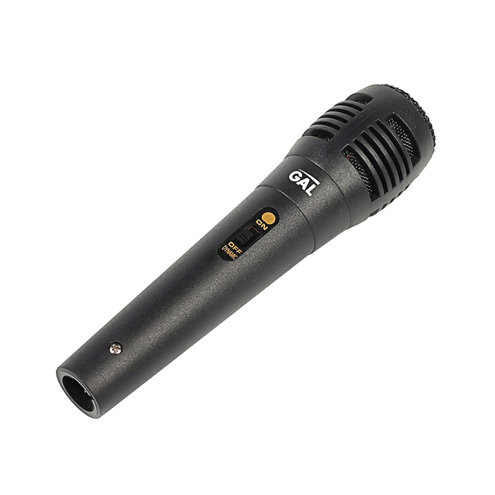 Микрофон GAL VM-175, 60-13000 Гц, выключатель 25 мм диафрагмы, 3 метра кабель, черный