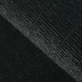 Бумага для упаковок и поделок, Cartotecnica Rossi, гофрированная, черная, однотонная, двусторонняя, рулон 1 шт., 0,5 х 2,5 м