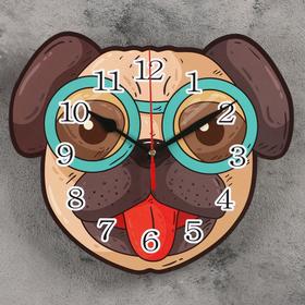 Часы настенные детские "Собачка", 24 см  микс