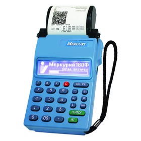 Онлайн-касса Меркурий-180Ф (GSM/WI-FI модули) без ФН , цвет синий