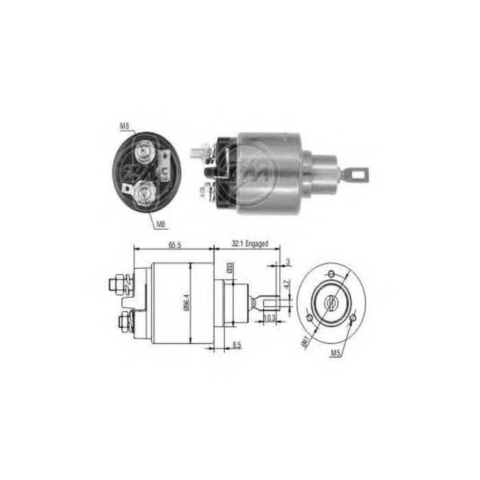 Реле втягивающее ERA ZM575C