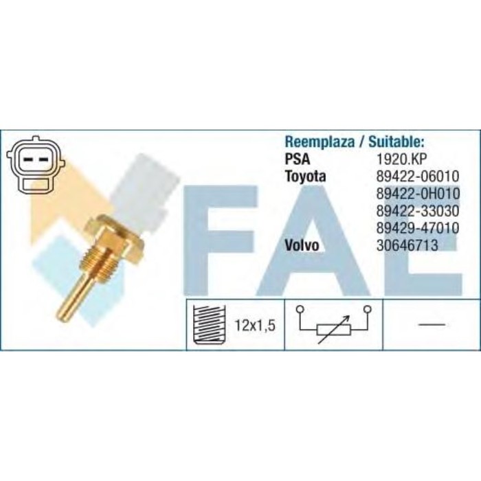 Датчик температуры охлаждающей жидкости FAE 33255