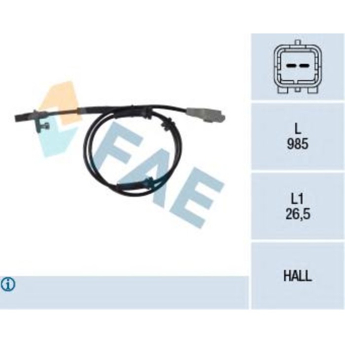 Датчик ABS FAE 78118