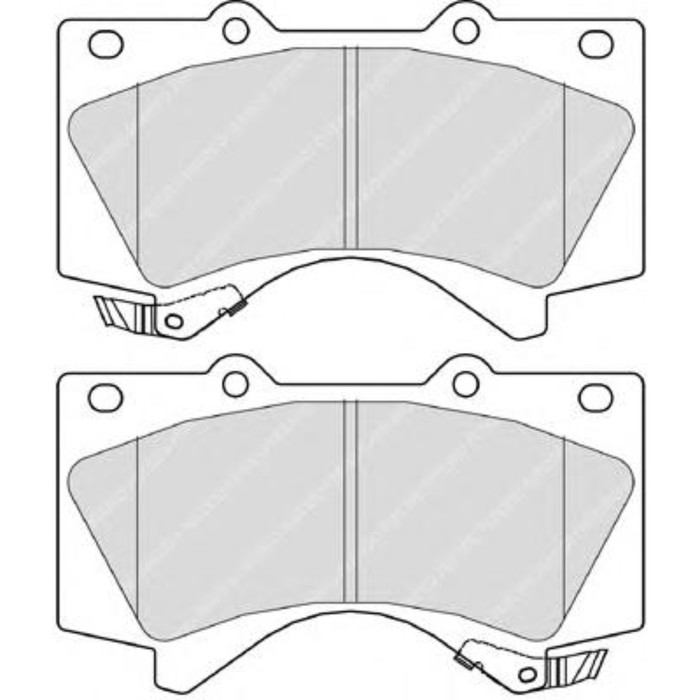 Белые колодки. Колодки тормозные дисковые_d2278m. 04465-Yzzr2. Np1045. 5002272 Колодки.