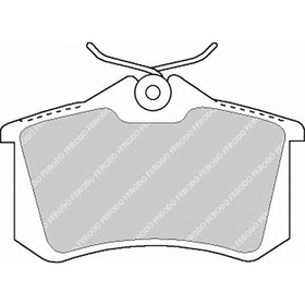 Колодки тормозные FERODO FDB1083 3755111