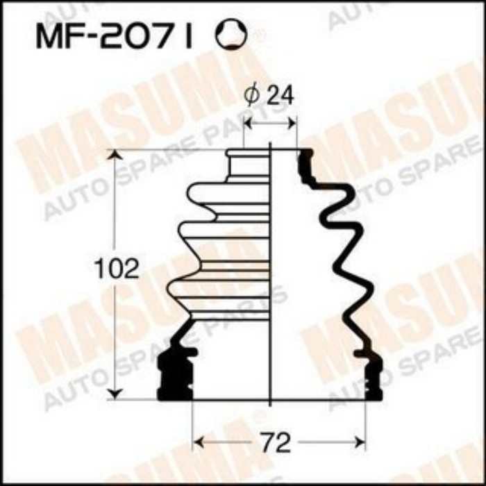 Пыльник ШРУСа MASUMA MF2071