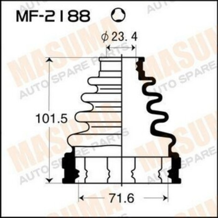 Пыльник ШРУСа MASUMA MF2188