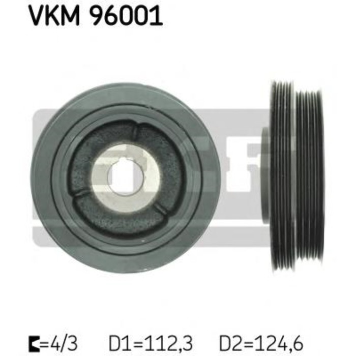 Шкив коленвала SKF VKM96001