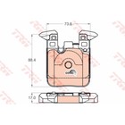 Колодки тормозные дисковые TRW GDB2028 3756333 - фото 80035