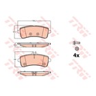 Колодки тормозные дисковые TRW GDB2079 3756340 - фото 80036