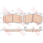 Колодки тормозные дисковые TRW GDB3560 3756347 - фото 80037