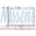 Радиатор системы охлаждения NISSENS 63606A 3756906 - фото 80043
