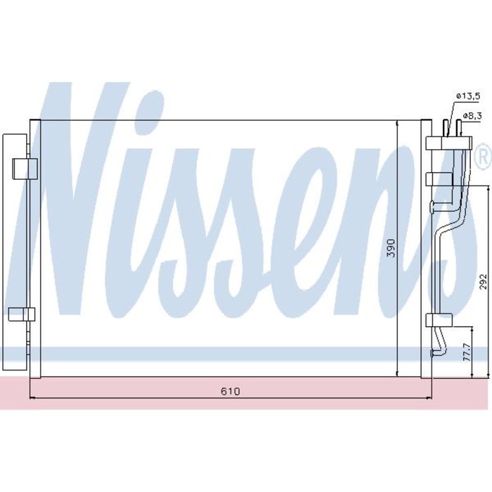 Радиатор кондиционера NISSENS 940006