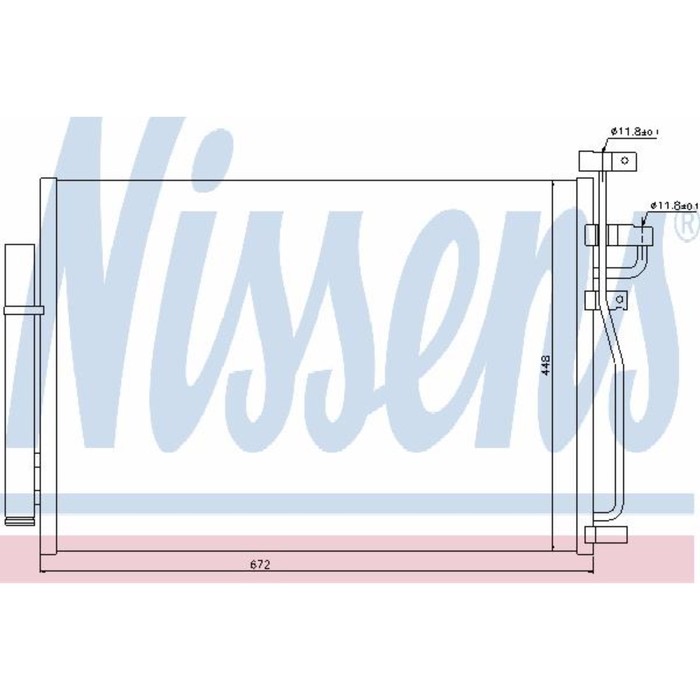 Радиатор кондиционера NISSENS 940010