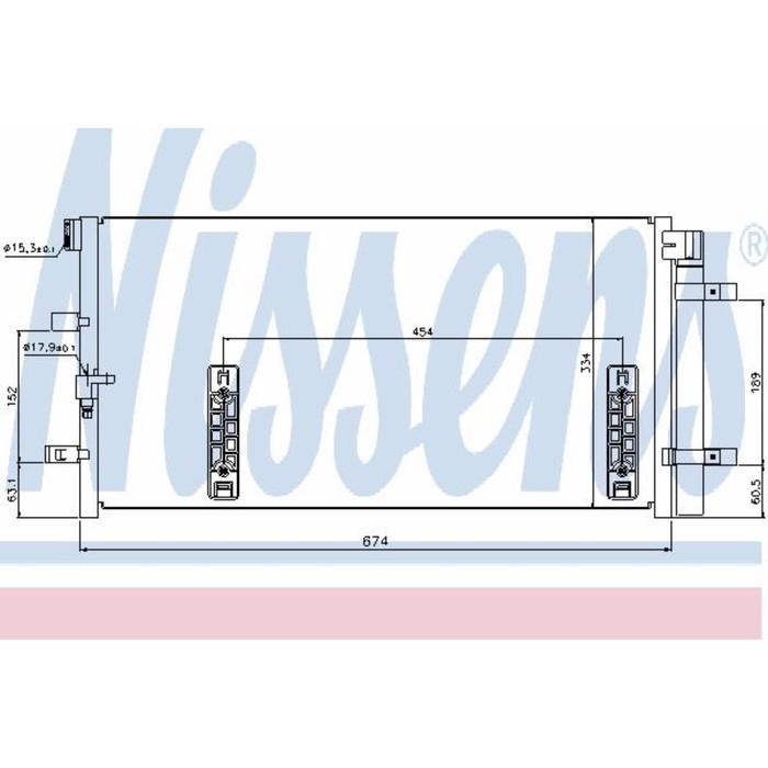 Радиатор кондиционера NISSENS 940042