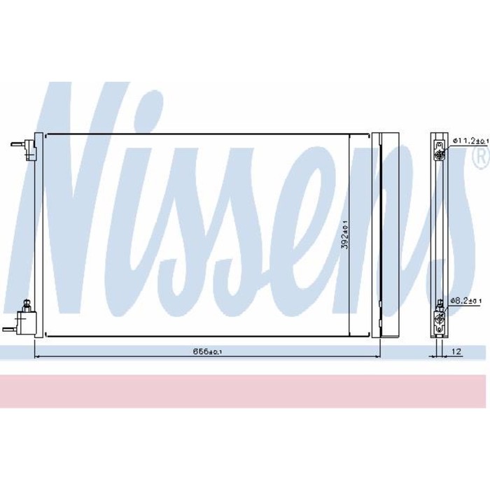 Радиатор кондиционера NISSENS 940124