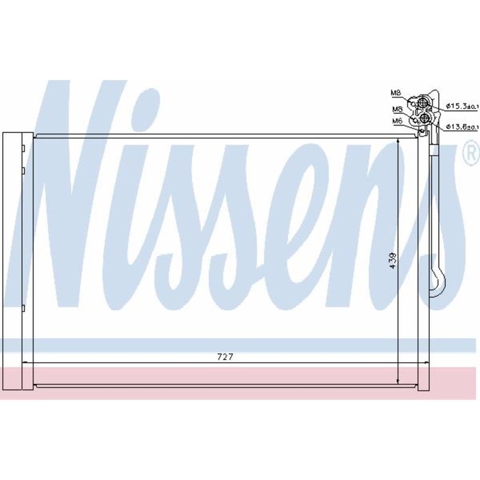 Радиатор кондиционера NISSENS 940157