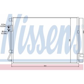 Радиатор кондиционера NISSENS 940243 3758037