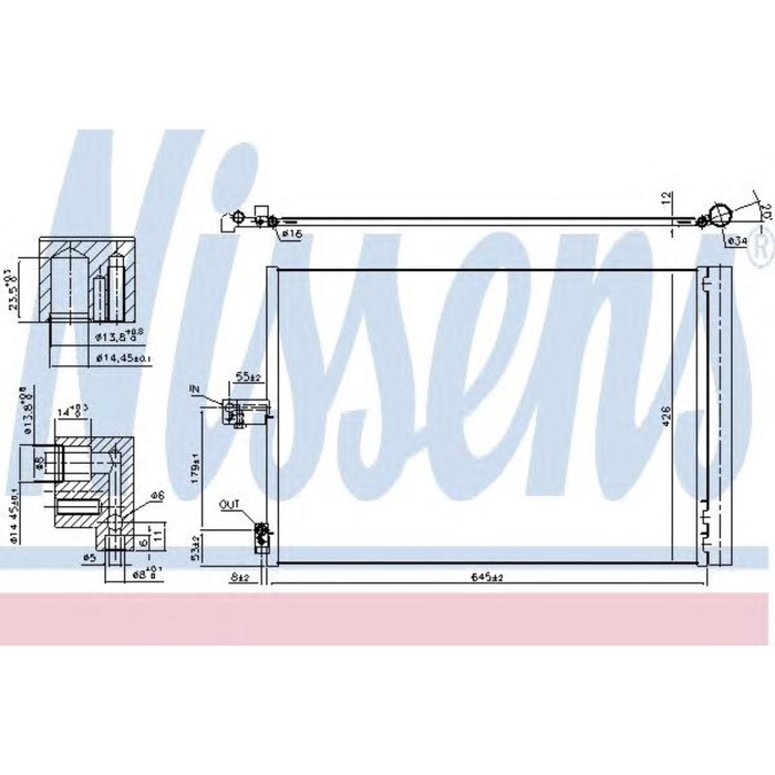 Радиатор кондиционера NISSENS 940420