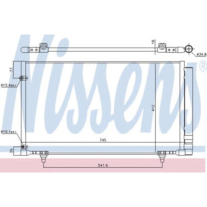 Радиатор кондиционера NISSENS 940497