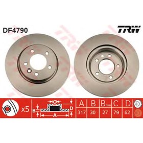Диск тормозной TRW DF4790 3758440