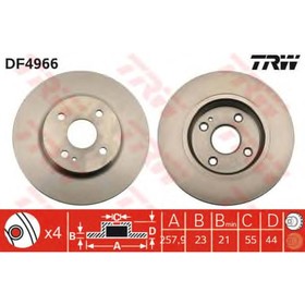 Диск тормозной TRW DF4966 3758442