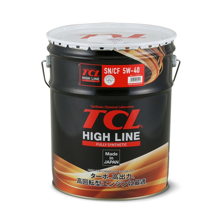 Масло моторное TCL High Line, Fully Synth, SN/CF, 5W40, 20л