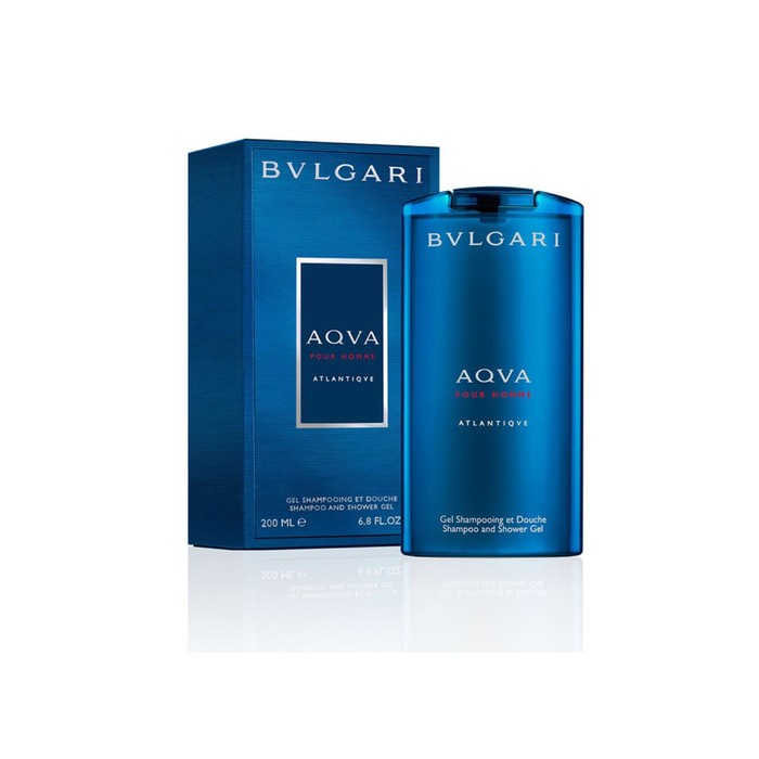 Шампунь и гель для душа мужской Bvlgari Aqva Atlantiqve, 200 мл