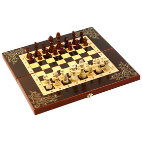 Chess GALANT (Board wood 50x50 cm, of a shape tree, king h=9.2 cm)