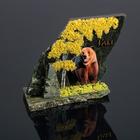Souvenir-chip "Bear", serpentine, stone chippings, large Souvenir-chip "Bear", serpentine, stone chippings, large
