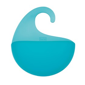 Органайзер для ванной SURF M, прозрачно-бирюзовый