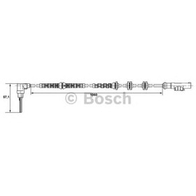 Датчик частоты вращения колеса BOSCH 0265007685 3764755