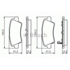 Колодки тормозные  BOSCH 0986494557 3764864 - фото 80127