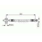 Шланг тормозной BOSCH 1987476944 3765342 - фото 80135