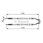 Трос стояночного тормоза BOSCH 1987477908 3765347 - фото 80136