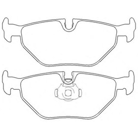 Колодки тормозные  BREMBO P06023 3766202