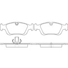 Колодки тормозные  BREMBO P06024 3766203 - фото 80187