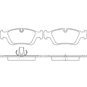Колодки тормозные  BREMBO P06024 3766203