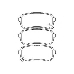 Колодки тормозные  BREMBO P30025 3766240