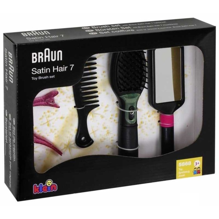 Klein игровой набор braun satin hair 7 модель для причесок