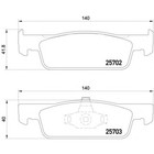 Колодки тормозные  BREMBO P68059 3766294 - фото 80292